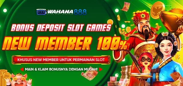 BONUS NEW MEMBER 100% (SLOT GAMES)